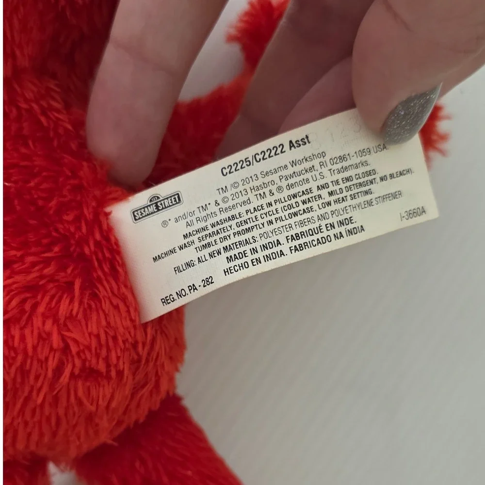 2013 Elmo Plush Sesame‎ Street Hasbro Red Stuffed Toy 9 Inch